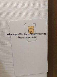 white sim card