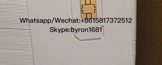 white sim card